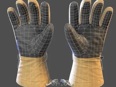  The North Face Mens Montana Glove Low-poly 3D model