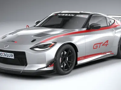 Nissan Z GT4 2023 3D model