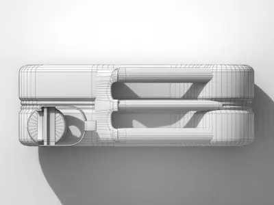 Low poly worn out gasoline can Low-poly 3D model