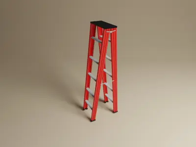 Construction Site Prop Pack  Low-poly 3D model