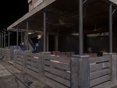 BURNSROAD FOOD CENTER 3D model