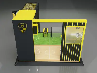 Booth Exhibition Stand a658a 3D model