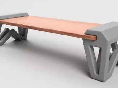 Elevate 270 Modular Screen Riser Legs 3D print model