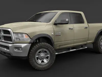 Dodge RAM 2500 Laramie - Complete Model 3D model