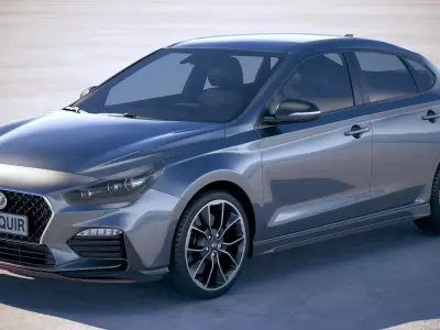 Hyundai i30 fastback N 2019 3D model