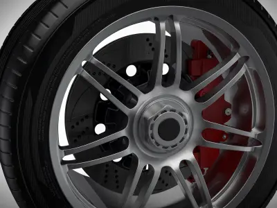 Wheel v5 3D model