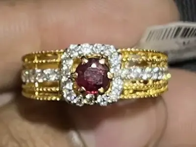 Diamond ring Jewelry Cocktail Ring 3D print model 3D print model