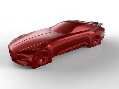 Mercedes Maybach Vision 6 Concept Car Speedform Keychain  3D print model