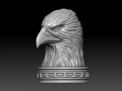 Eagle Head 3D print model