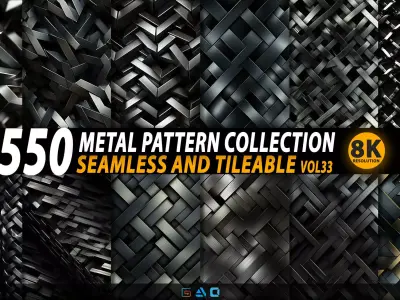 550 Metal pattern - Vol33 - 8K Res Texture