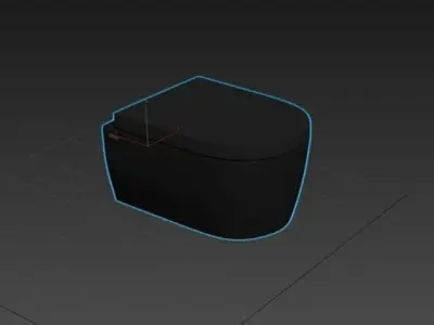 Black luxury toilet Texture