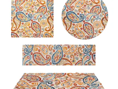 Rugs No 391 Low-poly 3D model