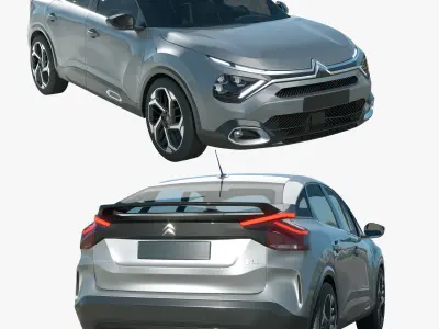 Hatchback Citroen C4 2024 3D model