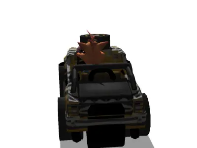 Crash Bandicoot - Crikey Crash Tag Team Racing 3D print model 3D model