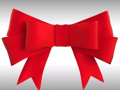 gift bow 3D model