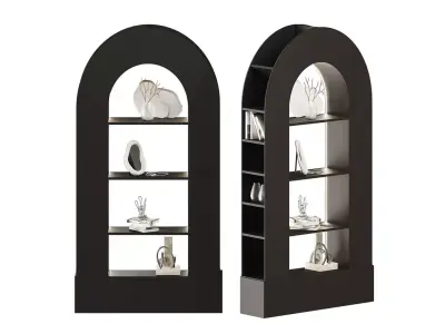 Noir Triumph Bookcase 3D model