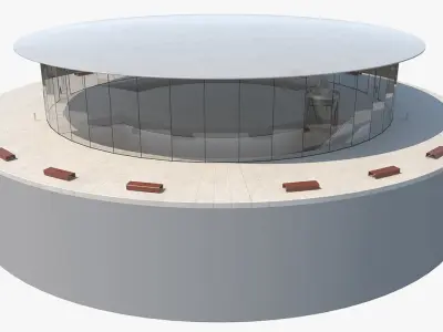 Steve Jobs Theater 3D model