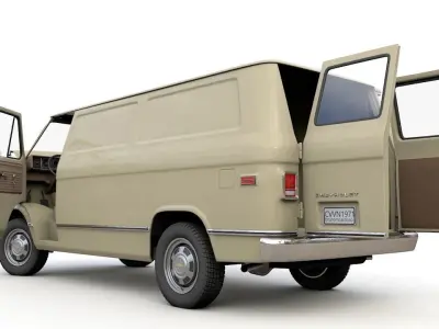 Chevy Van 1971 3D model