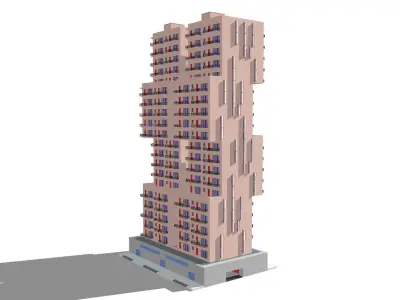 Residential Apartment 02 3D model