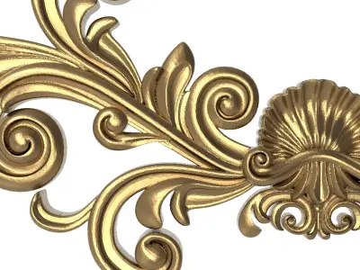  decorative pattern ready for 3D printing 3D print model