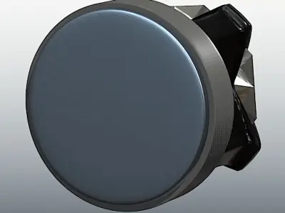 DS18 PRO-TWX3TI Bullet Tweeter - High Poly Free 3D model