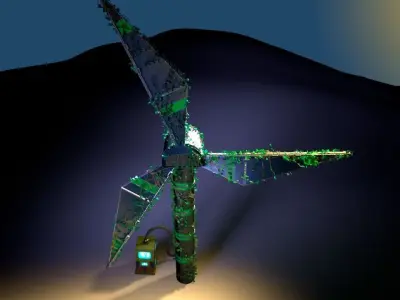 Windmill ivy eco 3D model