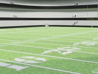 Nfl American Stadium Low-poly 3D model