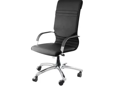 Office chair 3D model 2