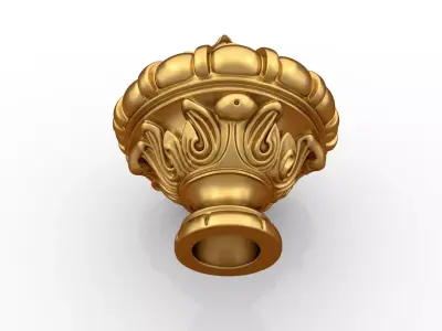 carved classic decorative ornament cnc 3d printing stl 66 3D model