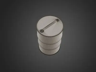 Oil Barrel 3D model