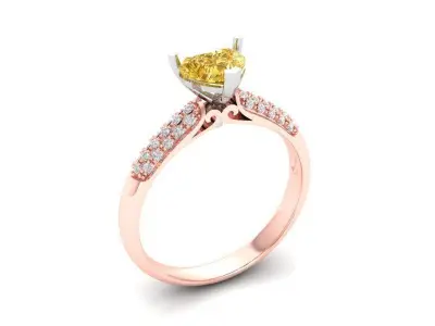 Luxury Double Hoop Pendant Earrings for Women 480 3D print model