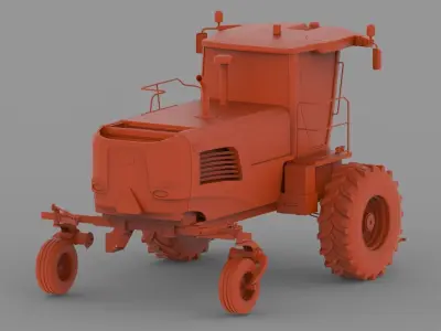 John Deere W260 3D print model