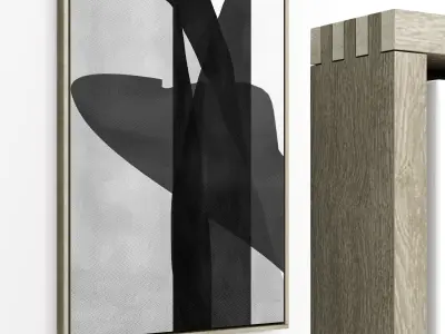 Plaster Two Frame 18 Low-poly 3D model