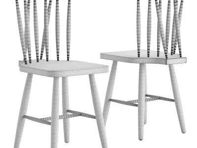 Branca RB Dining Chair 3D model