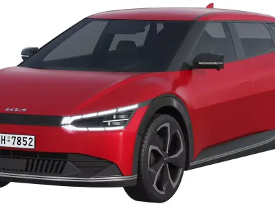 Kia EV6 AIR 2022 3D model