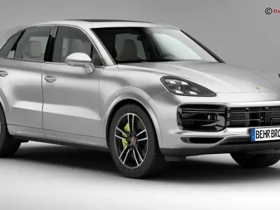 Porsche Cayenne Turbo 2018 3D model