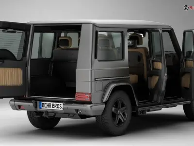 Mercedes G Class G500 2016 3D model