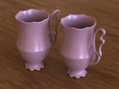 Printable Fancy Cup 3D print model