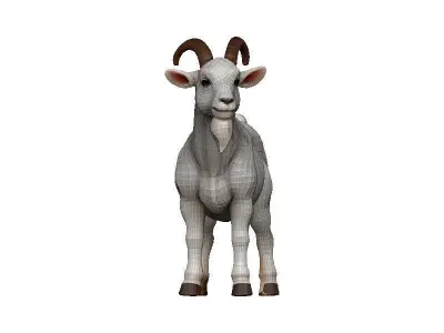 Goat-Goat Low-poly 3D model
