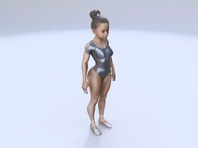 Gymnastics 3D model