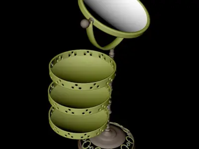 Cosmetic Mirror 3D model