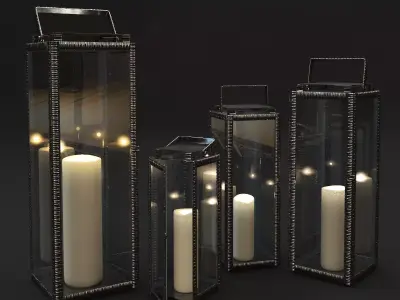 Candlesticks Amalfi Lantern 3D model