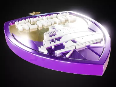 Al Ain FC logo - Cinematic - 3D print 3D model