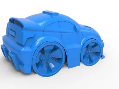 Toy Police car  3D print model