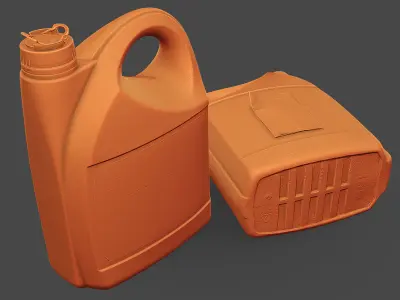 Motor Oil Canister 3D model