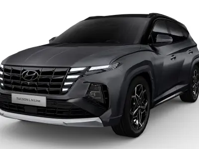 Hyundai Tucson N-Line 2022 Low-poly 3D model