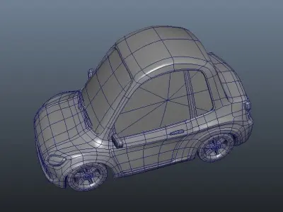 car cartoon 3D model purchase