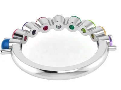 Round Cut Band Ring 3316 Free 3D print model