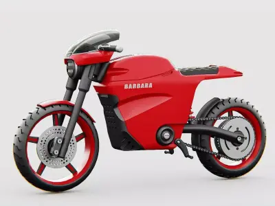 CONCEPT BIIKE  C-2000   RIGGED 3D model