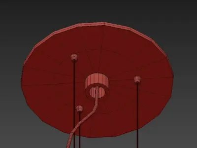 Cloud pendant lamp 3D model